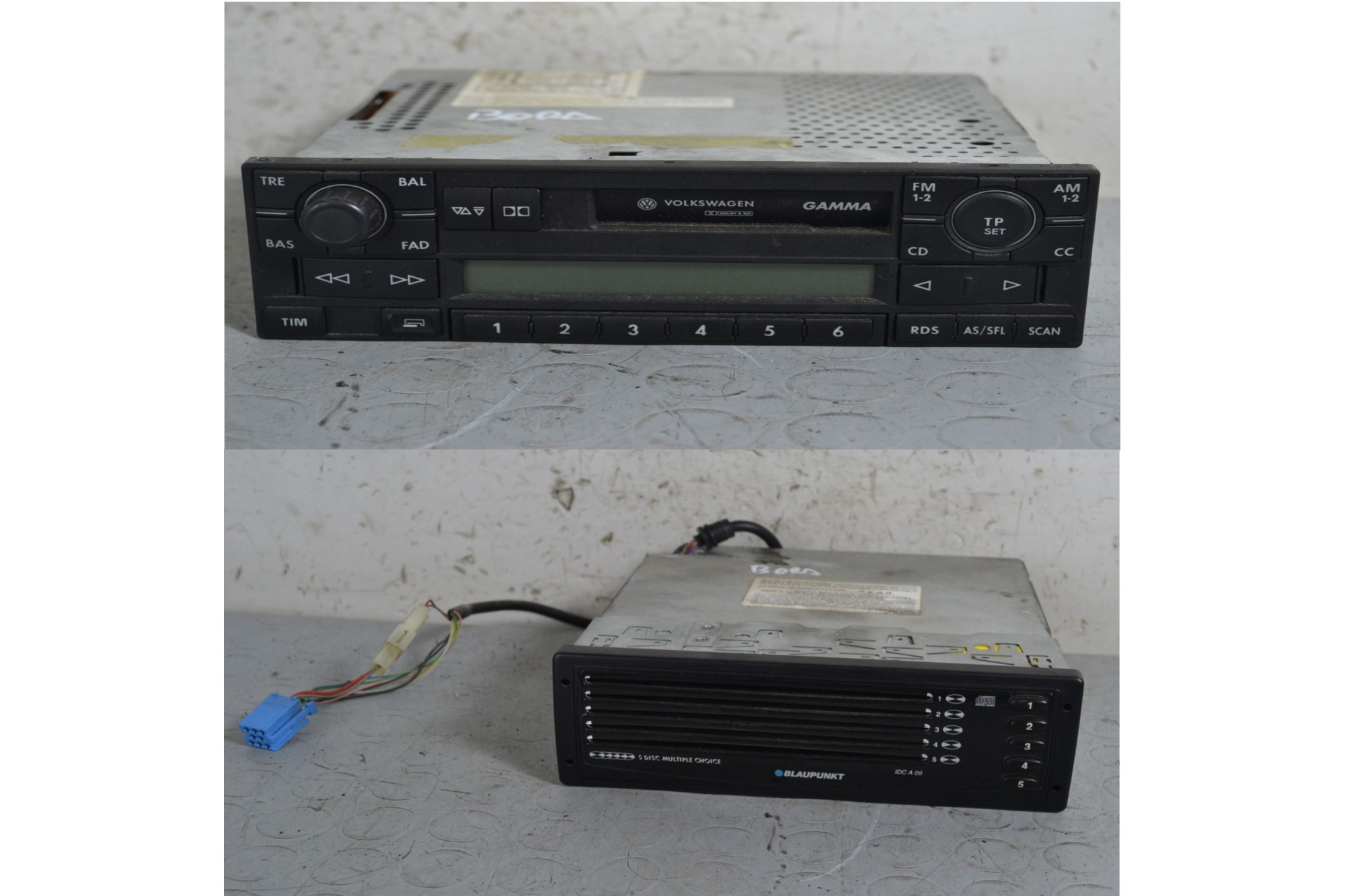 Autoradio e caricatore CD Volkswagen Bora Dal 1998 al 2005 Cod 1J0035186E  1653472549288