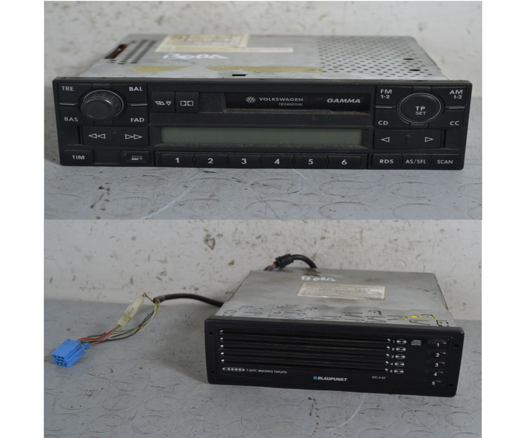 Autoradio e caricatore CD Volkswagen Bora Dal 1998 al 2005 Cod 1J0035186E  1653472549288