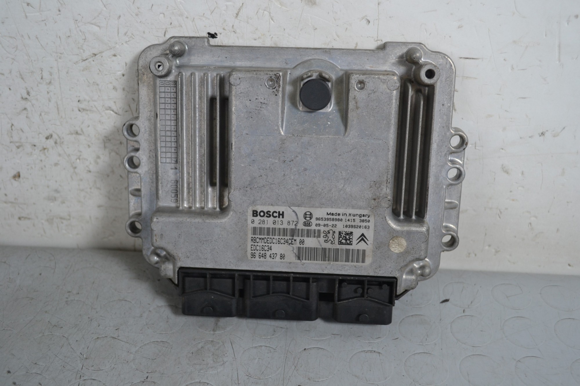 Centralina ECU Citroen C3 Picasso dal 2008 al 2017 Cod 9664843780  1653663026871