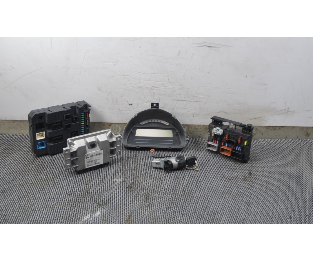 Kit Chiave Accensione Citroen C3 1.4 dal 2002 al 2010 Cod 9665347580  2400000078302