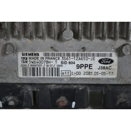 Centralina ECU Ford Fiesta V dal 2002 al 2008 Cod 3s61-12a650-je  1654498702435