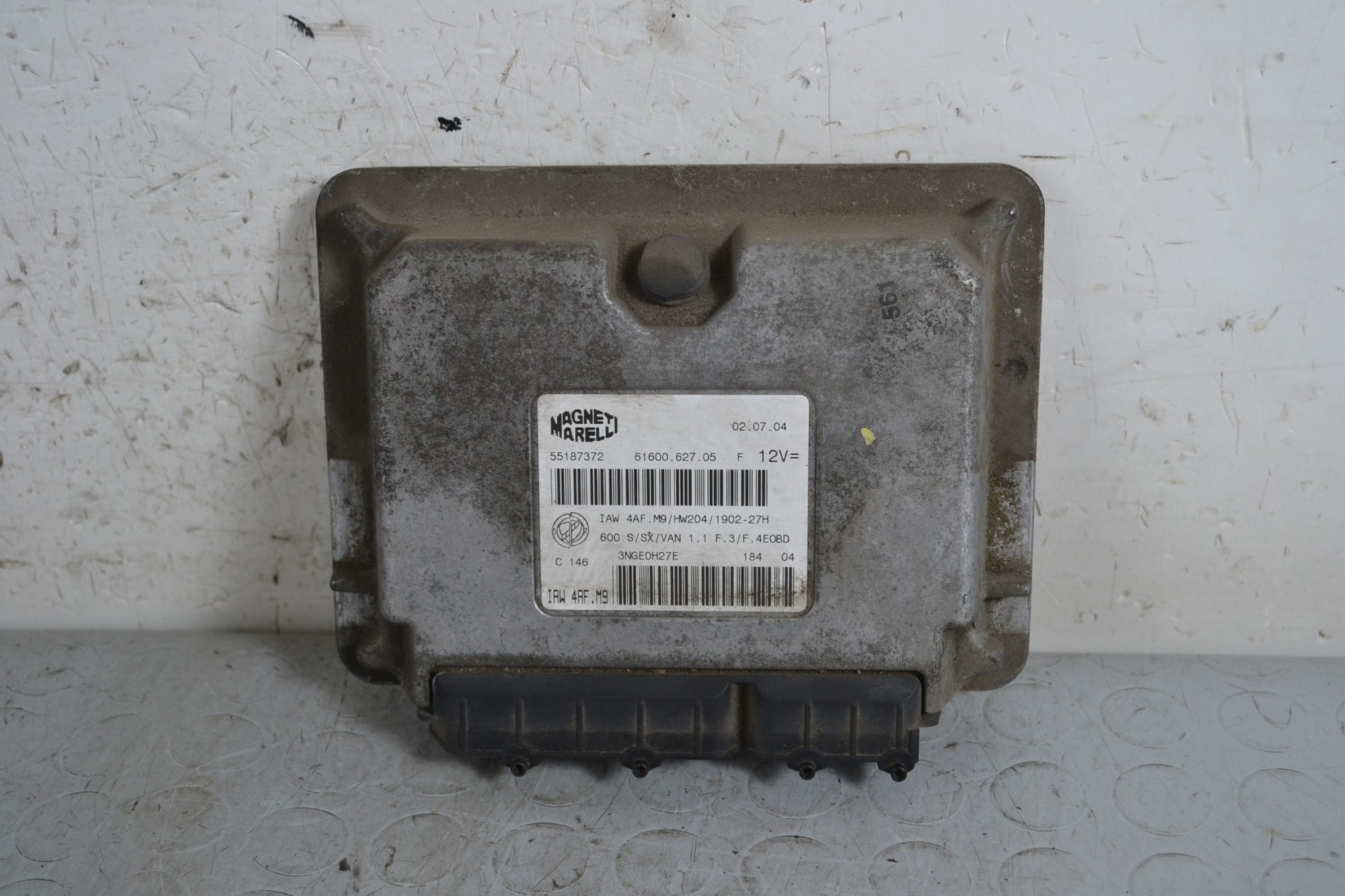 Centralina ECU Fiat Seicento 1.1 dal 2000 al 2010 Cod 55187372  1654612073298