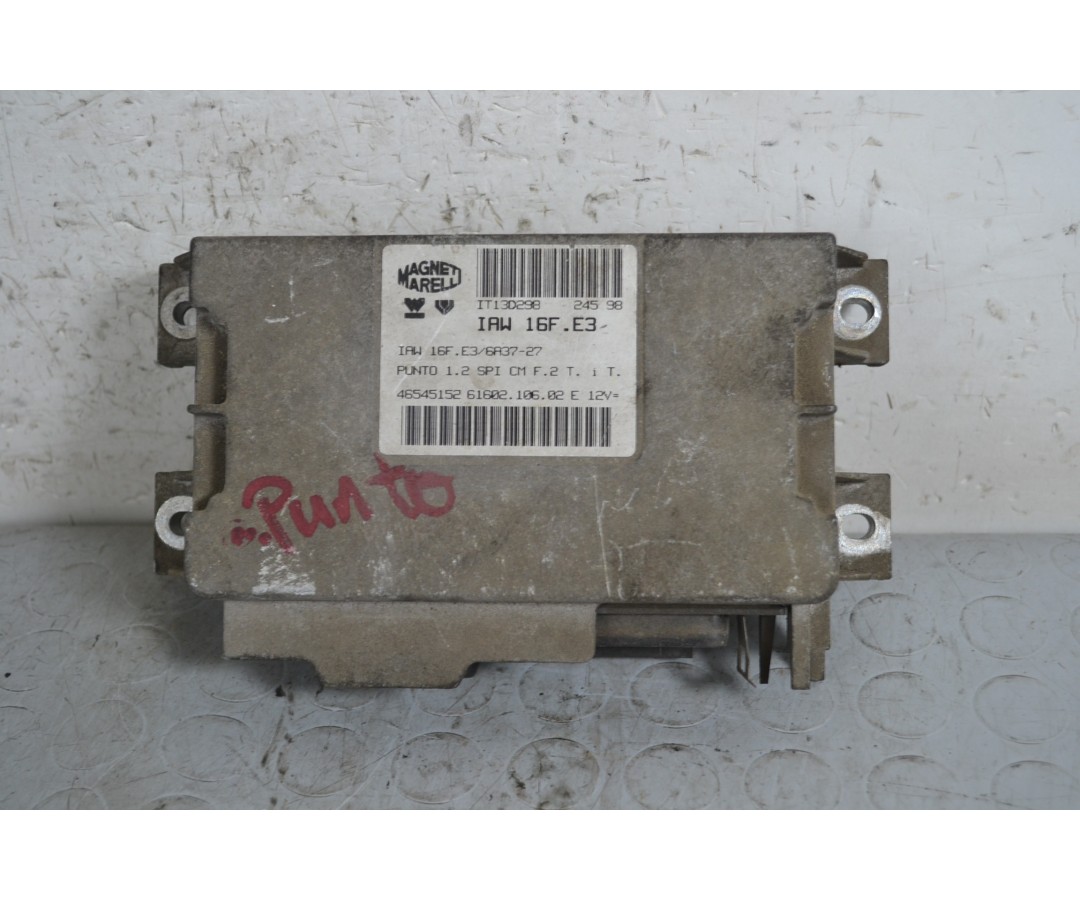 Centralina ECU Fiat Punto dal 1993 al 1999 Cod 46545152  1654670758250